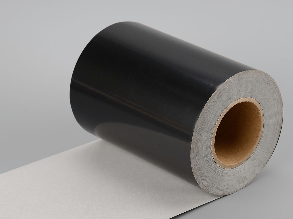 黑(hēi)色PVC不幹膠標簽材料 黑色PVC不(bú)幹膠標簽材料